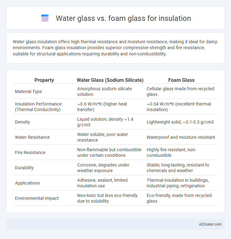 Water glass vs. foam glass for insulation - What is The Difference?