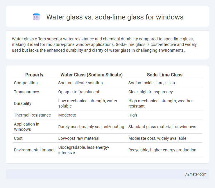 Water glass vs. soda-lime glass for windows - What is The Difference?