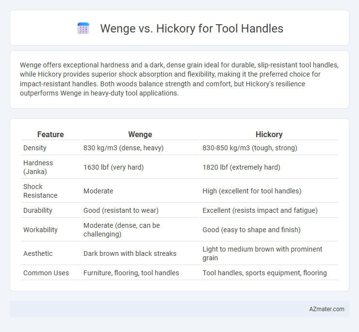 Wenge vs. Hickory for Tool Handles - What is The Difference?