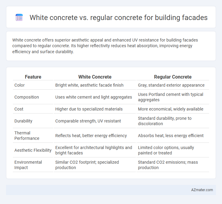 White concrete vs. regular concrete for building facades - What is The Difference?