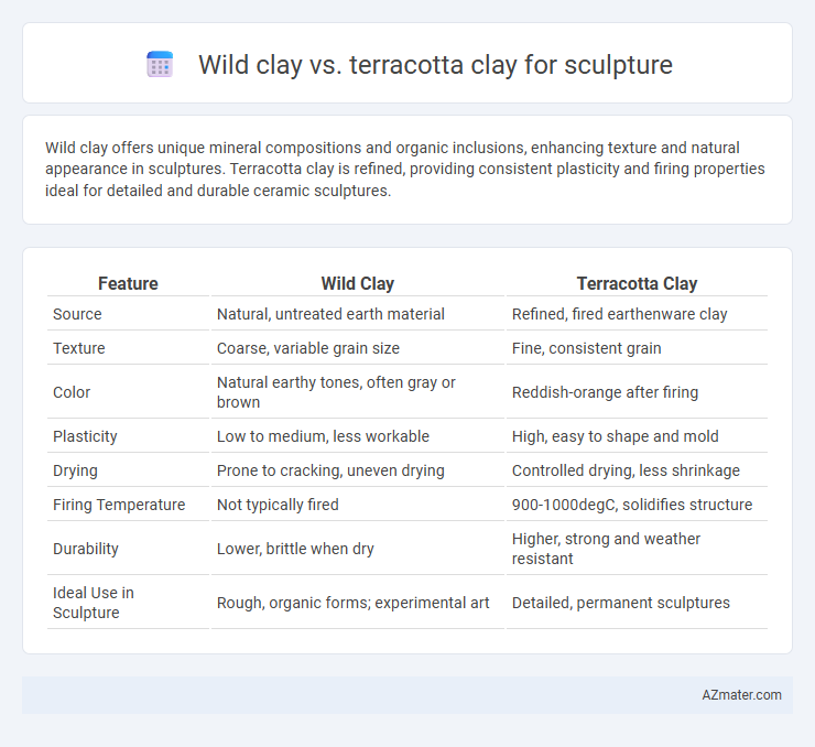 Wild clay vs. terracotta clay for sculpture - What is The Difference?