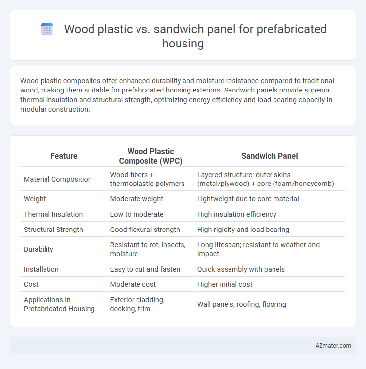 Wood plastic vs. sandwich panel for prefabricated housing - What is The Difference?