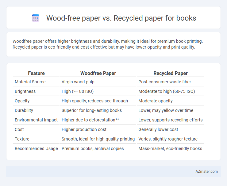 Wood-free paper vs. Recycled paper for books - What is The Difference?