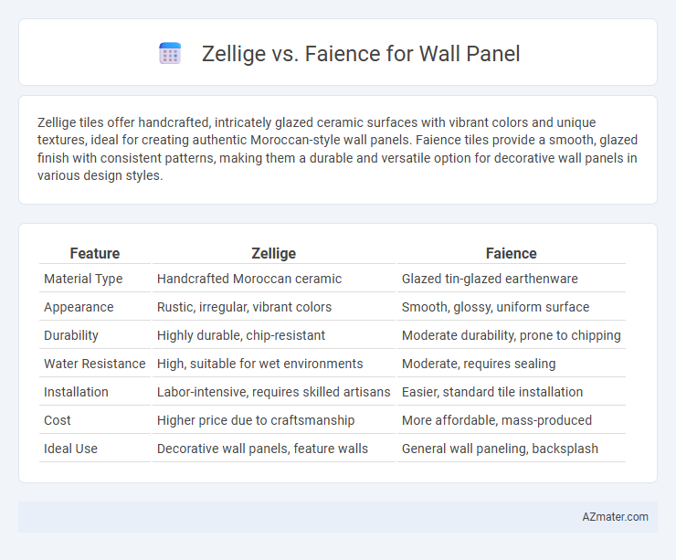 Zellige vs. Faience for Wall Panel - What is The Difference?