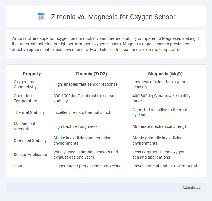 Zirconia vs. Magnesia for Oxygen Sensor - What is The Difference?