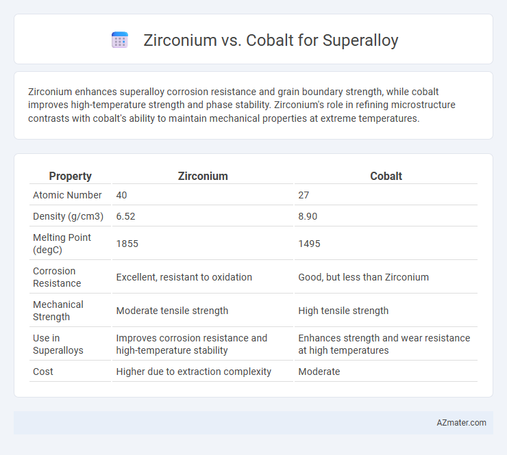 Zirconium vs. Cobalt for Superalloy - What is The Difference?