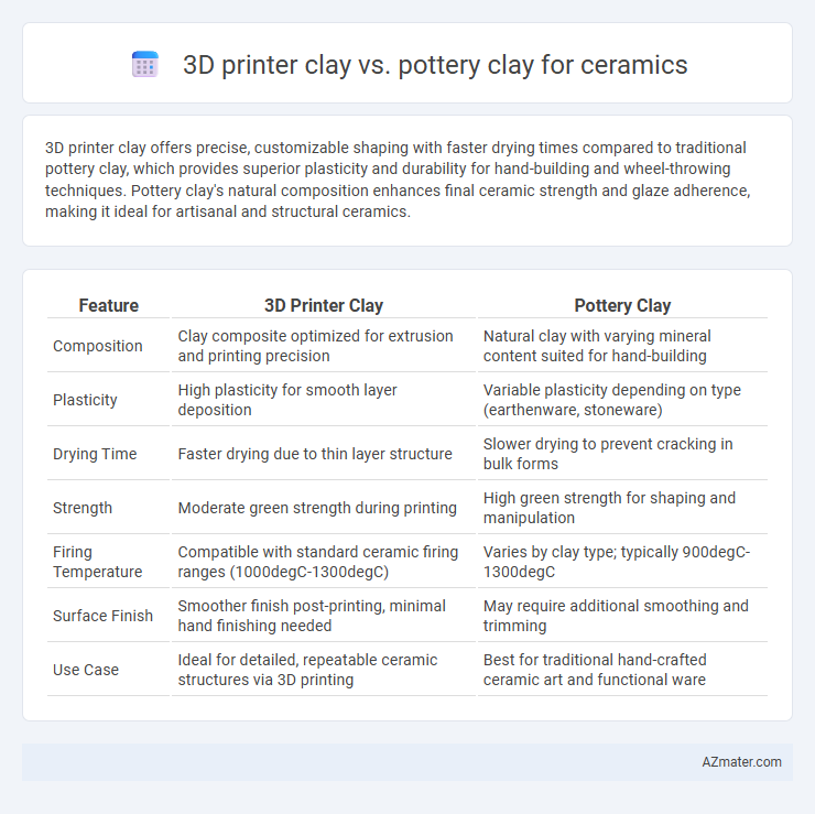 3D printer clay vs. pottery clay for ceramics - What is The Difference?