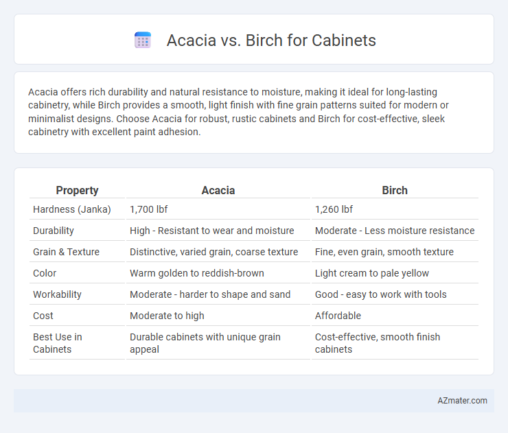 Acacia vs. Birch for Cabinets - What is The Difference?