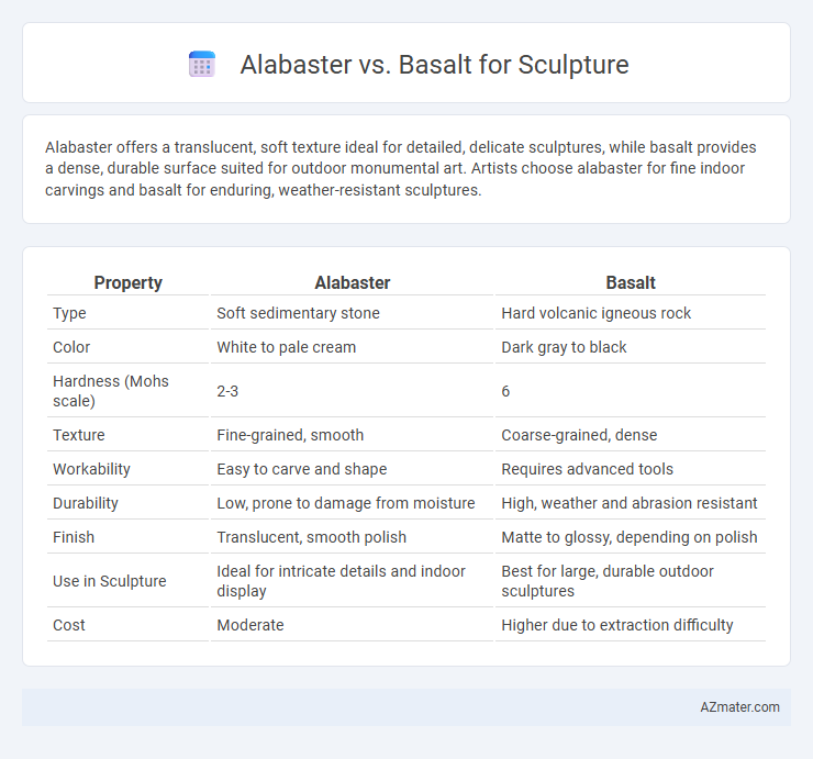 Alabaster vs. Basalt for Sculpture - What is The Difference?
