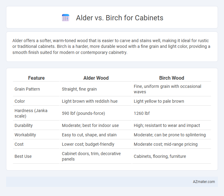Alder vs. Birch for Cabinets - What is The Difference?