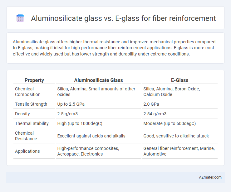 Aluminosilicate glass vs. E-glass for fiber reinforcement - What is The Difference?
