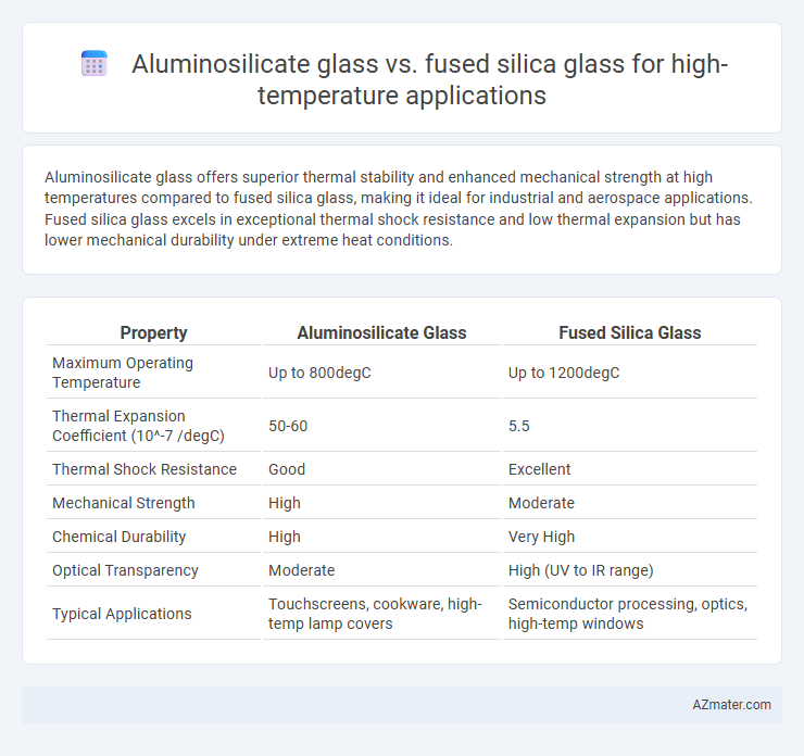 Aluminosilicate glass vs. fused silica glass for high-temperature applications - What is The Difference?