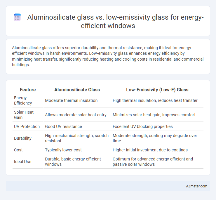 Aluminosilicate glass vs. low-emissivity glass for energy-efficient windows - What is The Difference?