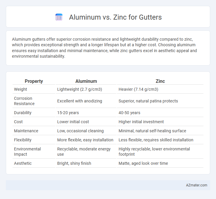 Aluminum vs. Zinc for Gutters - What is The Difference?