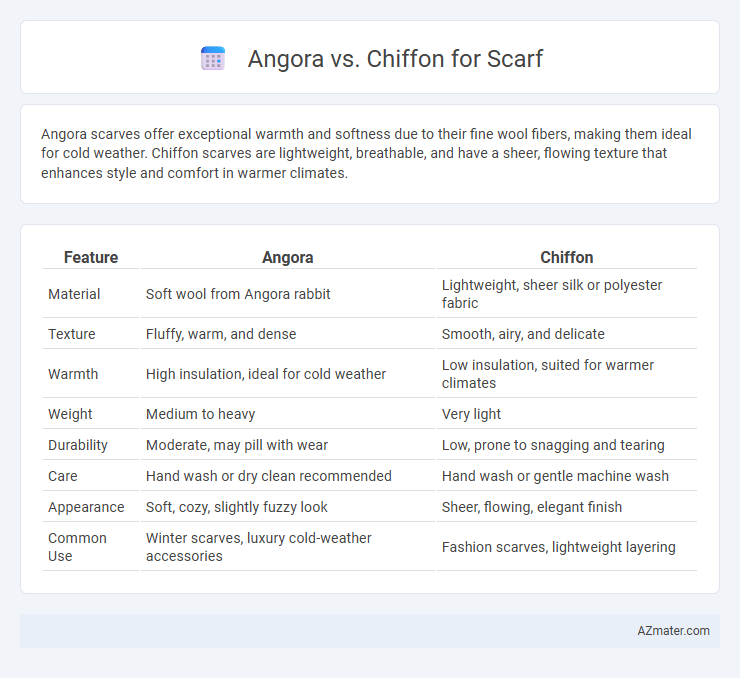 Angora vs. Chiffon for Scarf - What is The Difference?