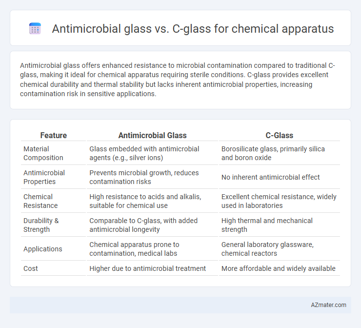 Antimicrobial glass vs. C-glass for chemical apparatus - What is The Difference?