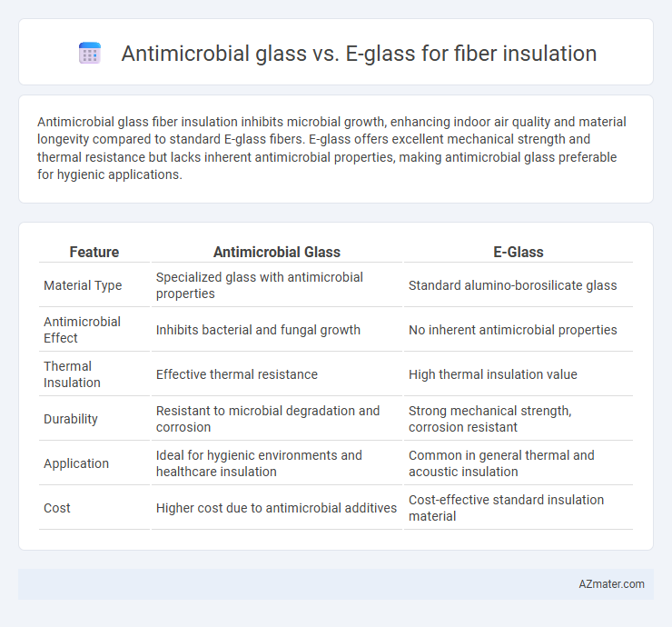 Antimicrobial glass vs. E-glass for fiber insulation - What is The Difference?
