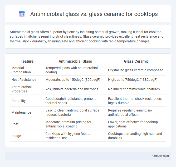 Antimicrobial glass vs. glass ceramic for cooktops - What is The Difference?