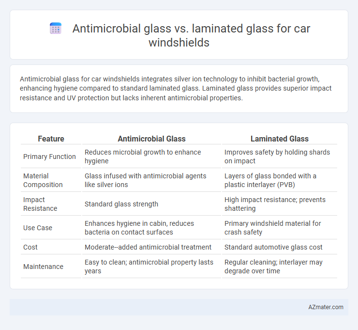 Antimicrobial glass vs. laminated glass for car windshields - What is The Difference?