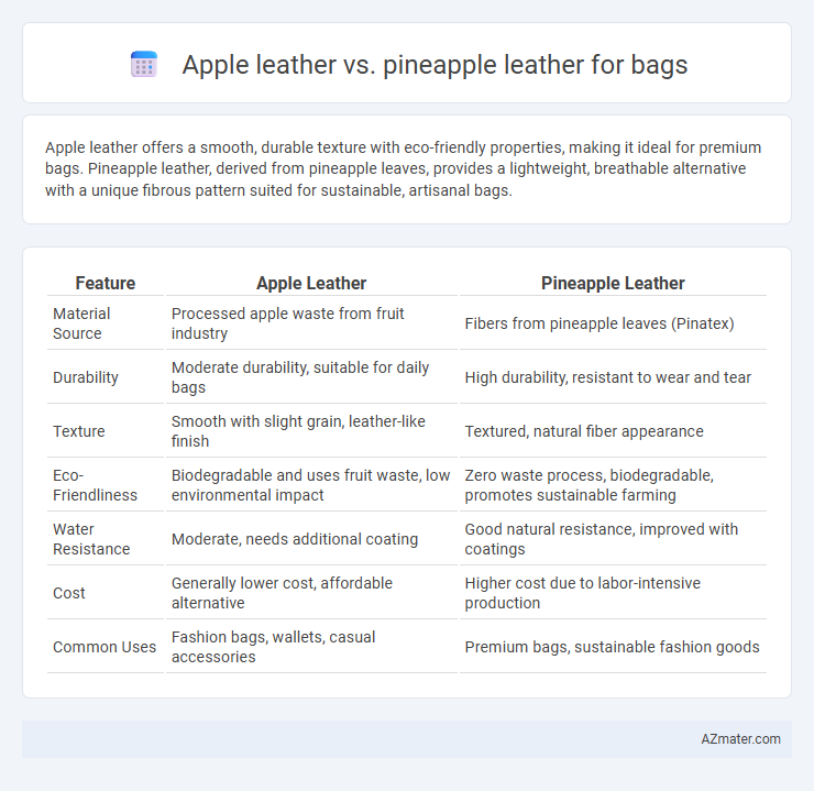 Apple leather vs. pineapple leather for bags - What is The Difference?