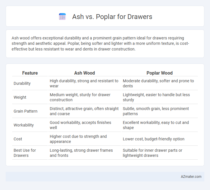 Ash vs. Poplar for Drawers - What is The Difference?