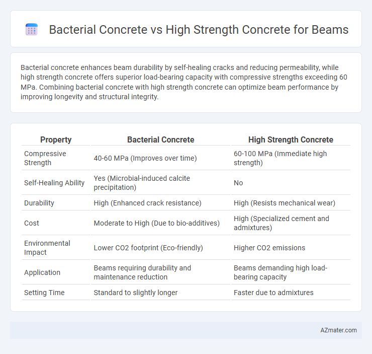 Bacterial Concrete vs High Strength Concrete for Beams - What is The Difference?