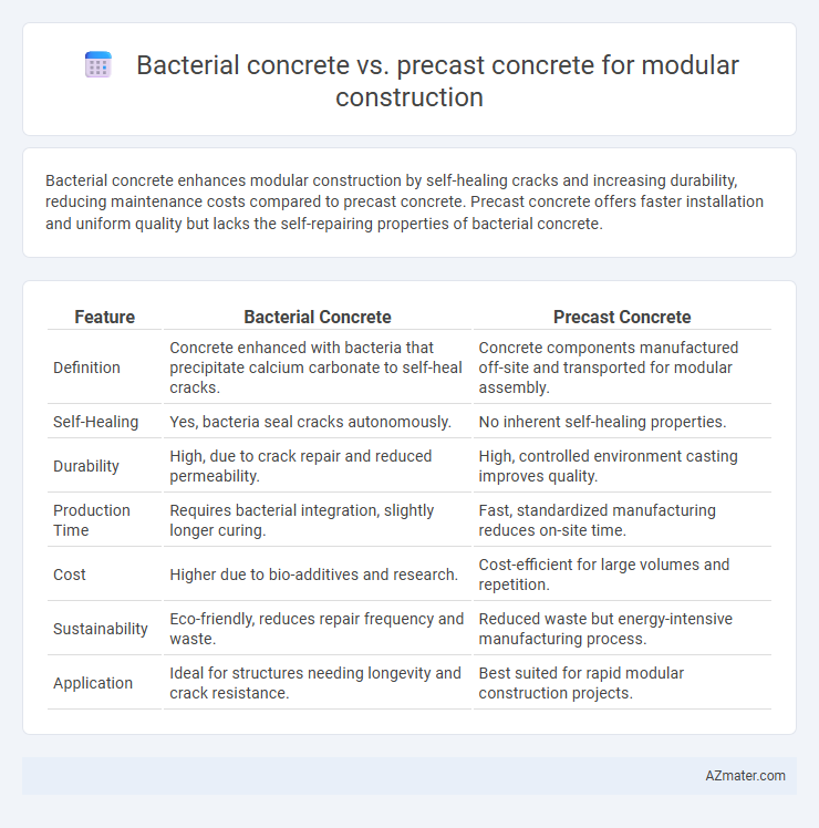 Bacterial concrete vs. precast concrete for modular construction - What is The Difference?
