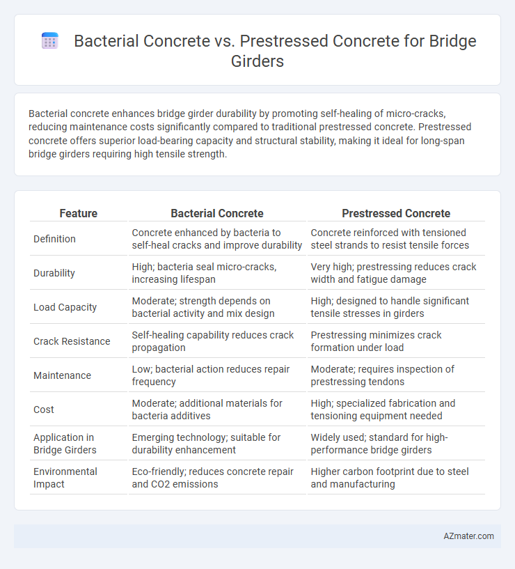 Bacterial Concrete vs. Prestressed Concrete for Bridge Girders - What is The Difference?
