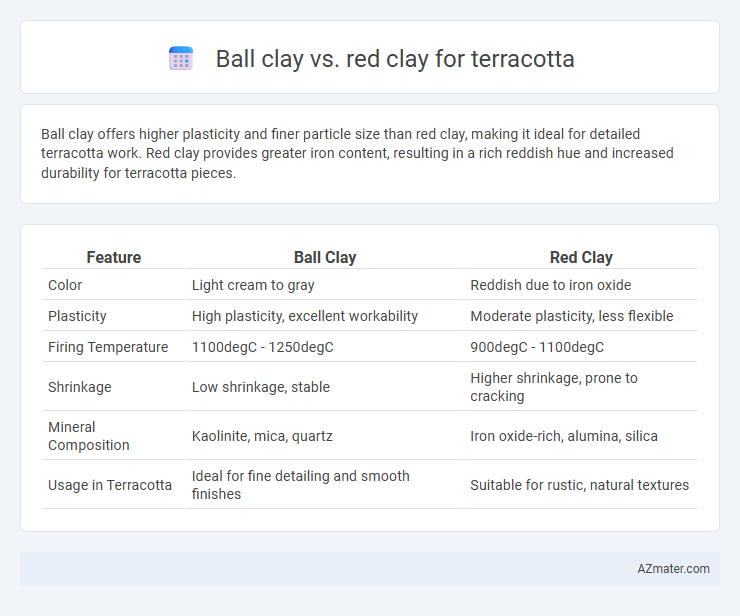 Ball clay vs. red clay for terracotta - What is The Difference?