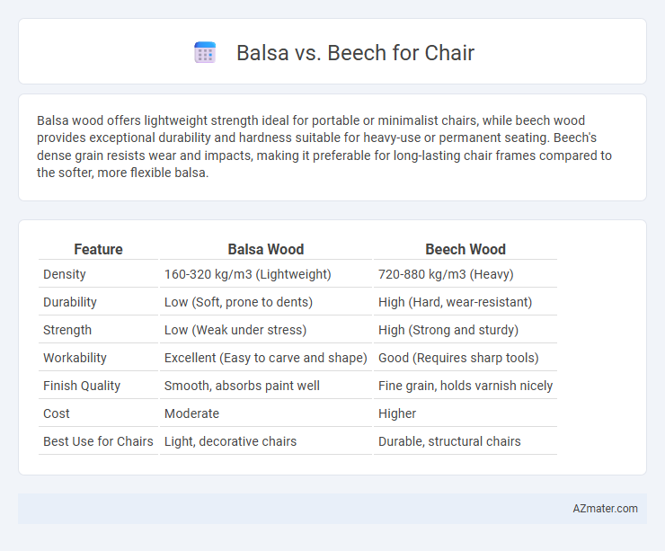 Balsa vs. Beech for Chair - What is The Difference?