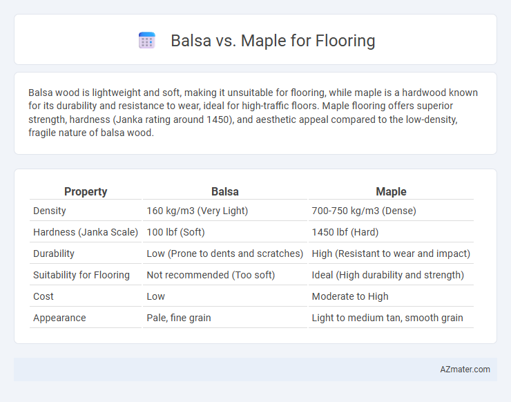 Balsa vs. Maple for Flooring - What is The Difference?
