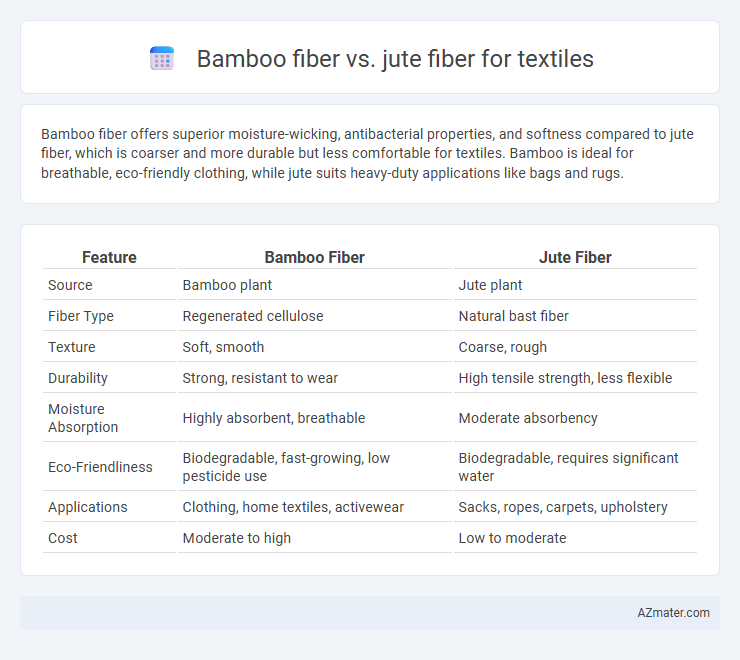 Bamboo fiber vs. jute fiber for textiles - What is The Difference?