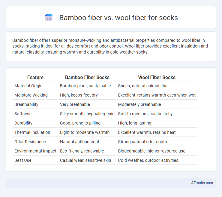 Bamboo fiber vs. wool fiber for socks - What is The Difference?