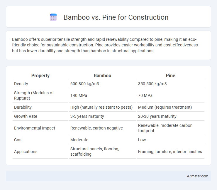 Bamboo vs. Pine for Construction - What is The Difference?