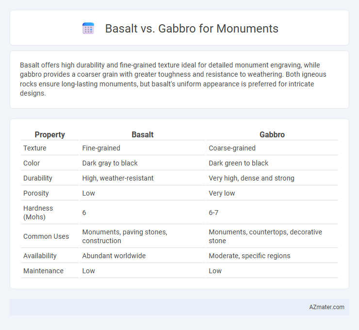 Basalt vs. Gabbro for Monuments - What is The Difference?