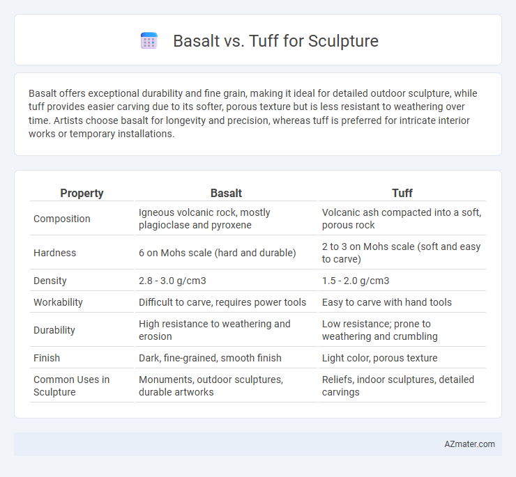 Basalt vs. Tuff for Sculpture - What is The Difference?