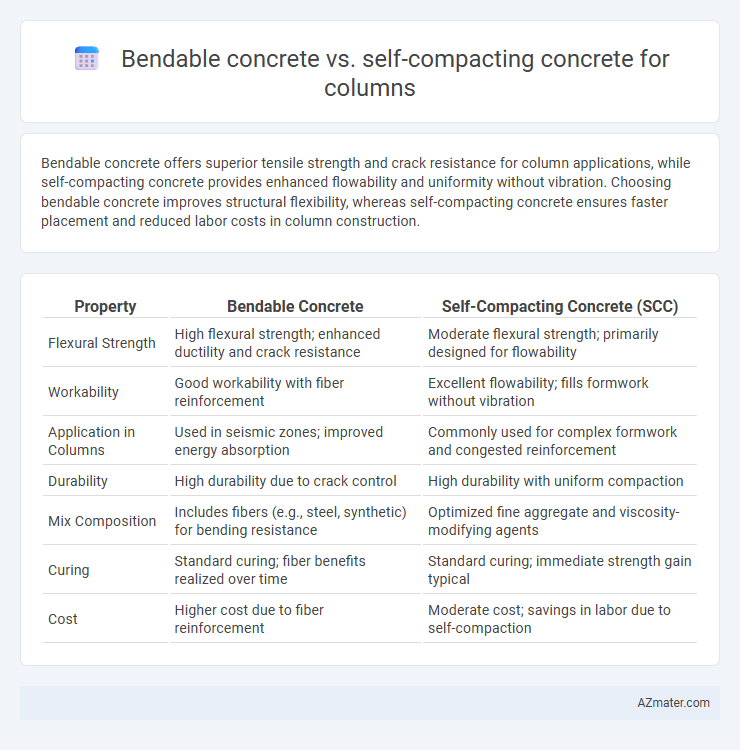 Bendable concrete vs. self-compacting concrete for columns - What is The Difference?
