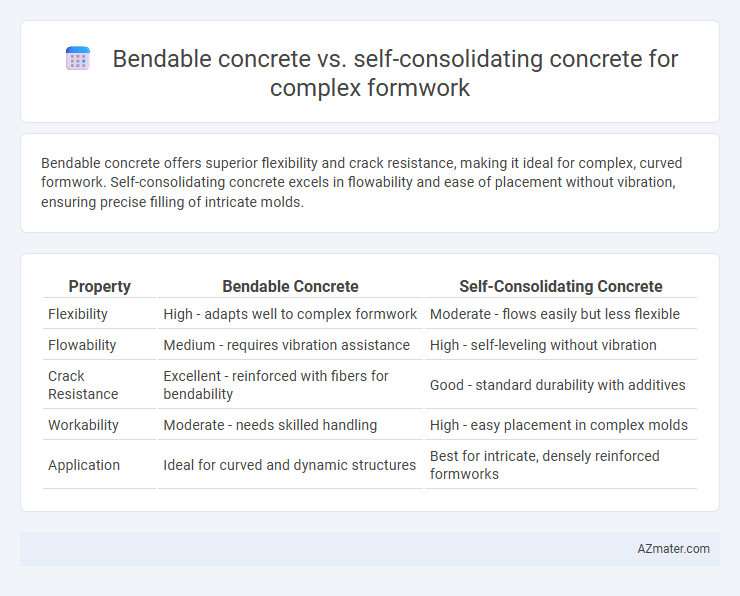 Bendable concrete vs. self-consolidating concrete for complex formwork - What is The Difference?