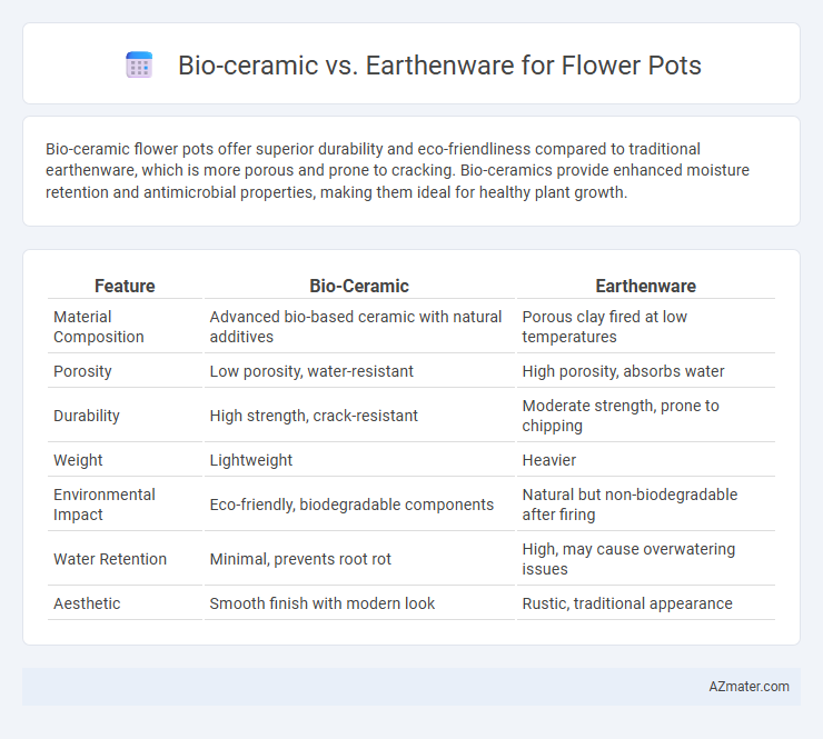 Bio-ceramic vs. Earthenware for Flower Pots - What is The Difference?