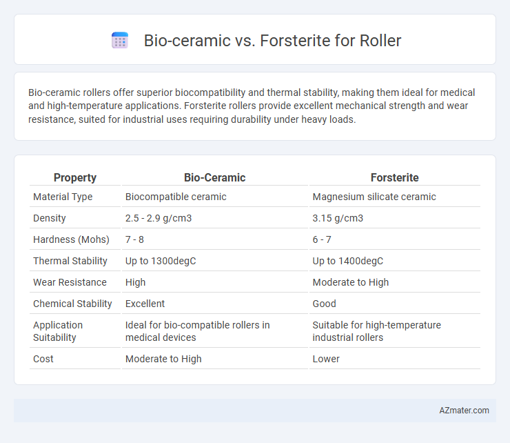 Bio-ceramic vs. Forsterite for Roller - What is The Difference?