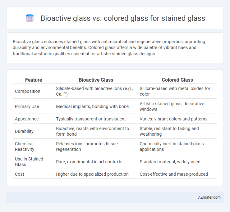 Bioactive glass vs. colored glass for stained glass - What is The Difference?