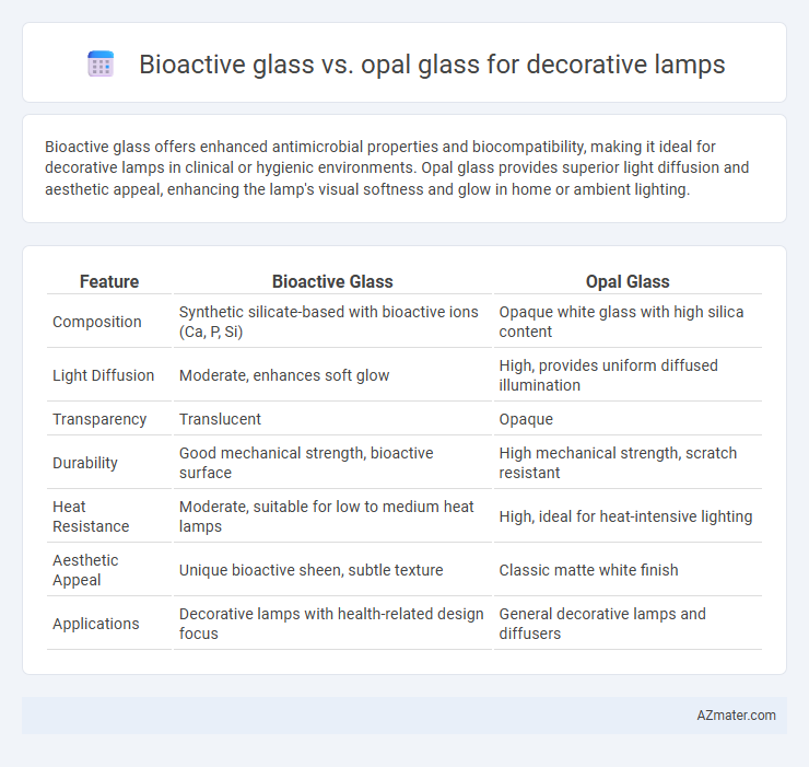 Bioactive glass vs. opal glass for decorative lamps - What is The Difference?