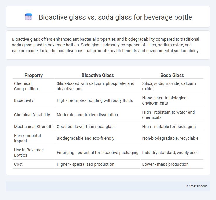 Bioactive glass vs. soda glass for beverage bottle - What is The Difference?