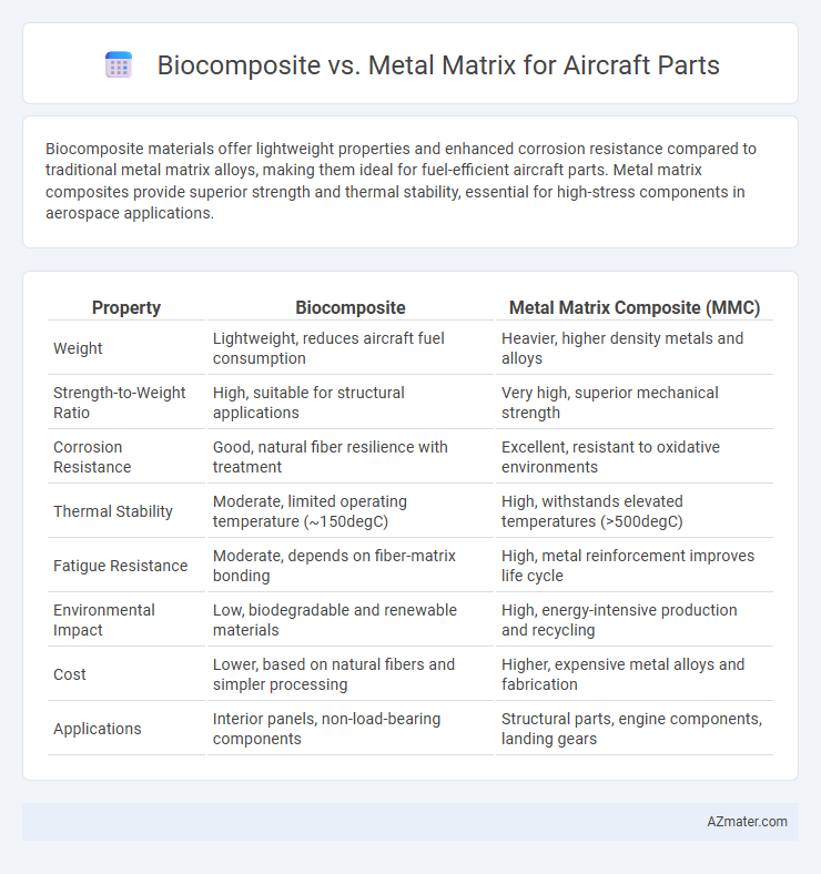 Biocomposite vs. Metal Matrix for Aircraft Parts - What is The Difference?