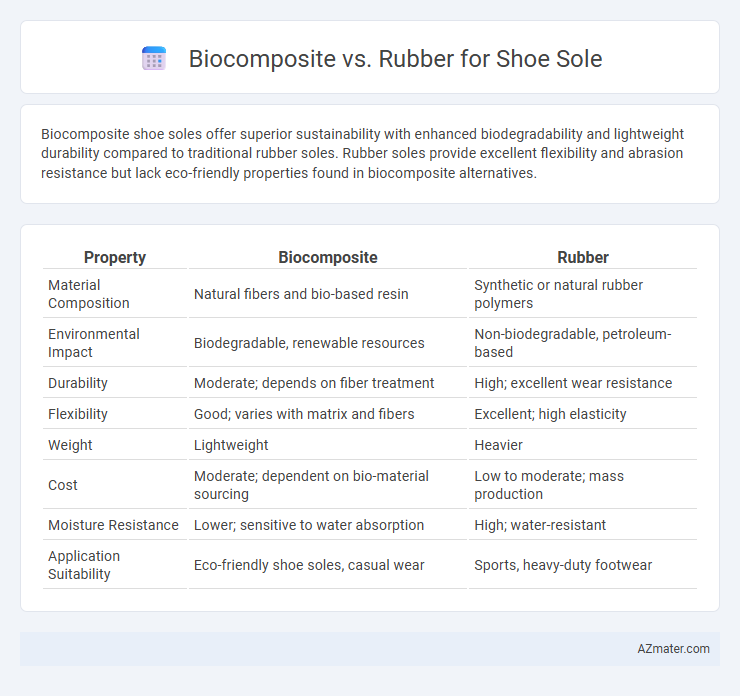Biocomposite vs. Rubber for Shoe Sole - What is The Difference?