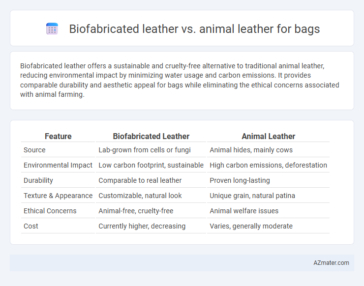 Biofabricated leather vs. animal leather for bags - What is The Difference?