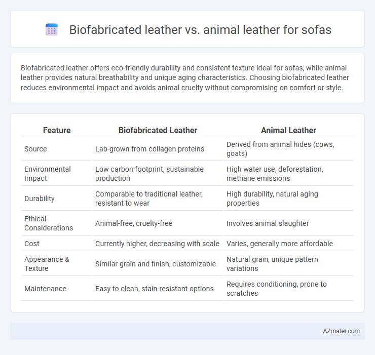 Biofabricated leather vs. animal leather for sofas - What is The Difference?
