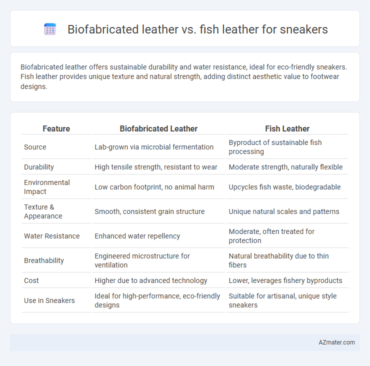 Biofabricated leather vs. fish leather for sneakers - What is The Difference?