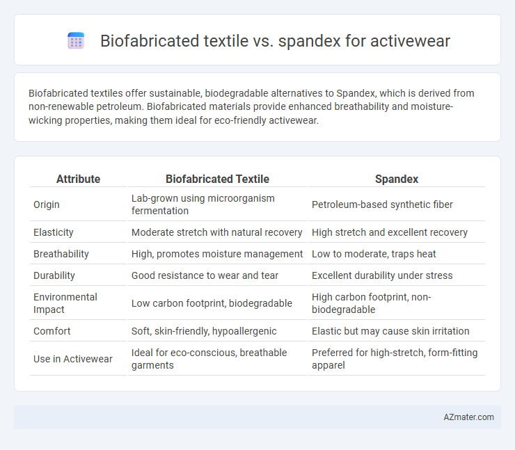 Biofabricated textile vs. spandex for activewear - What is The Difference?
