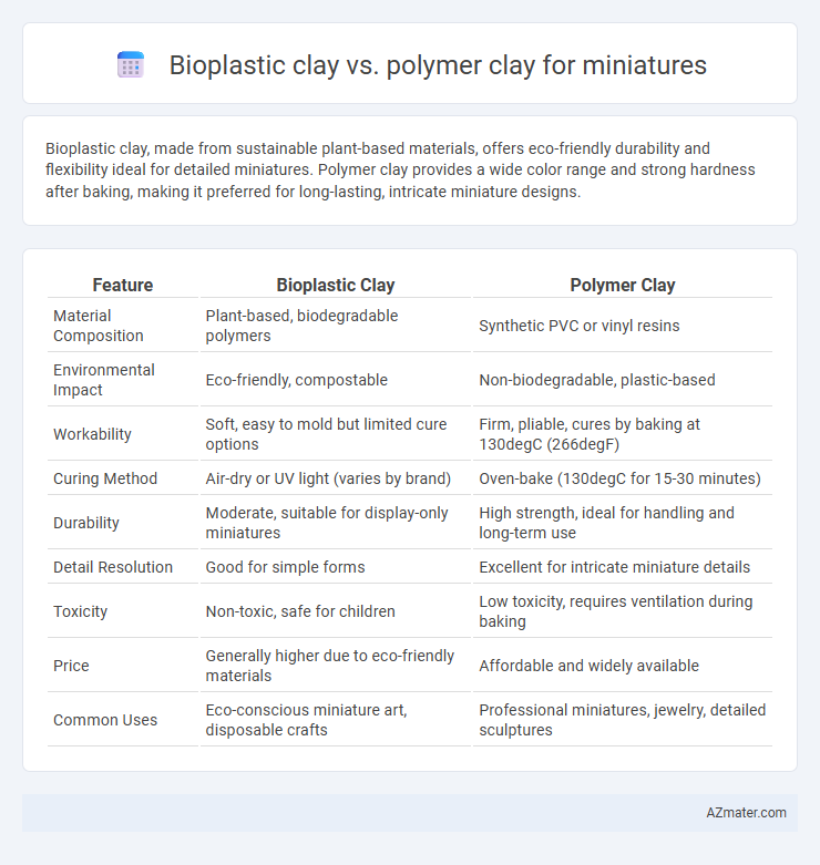 Bioplastic clay vs. polymer clay for miniatures - What is The Difference?